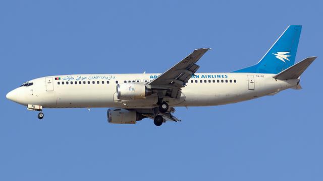 YA-PIC:Boeing 737-400:Ariana Afghan Airlines